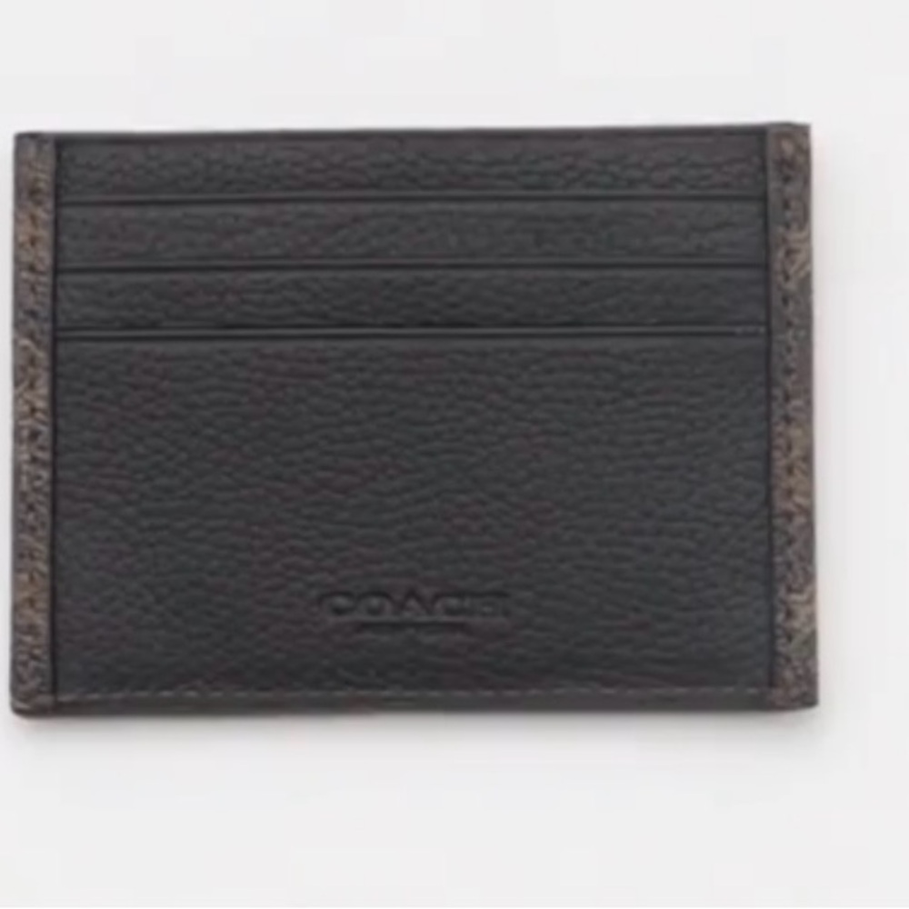 Coach Card Case With Horse And Carriage Print - Picture 2 of 2